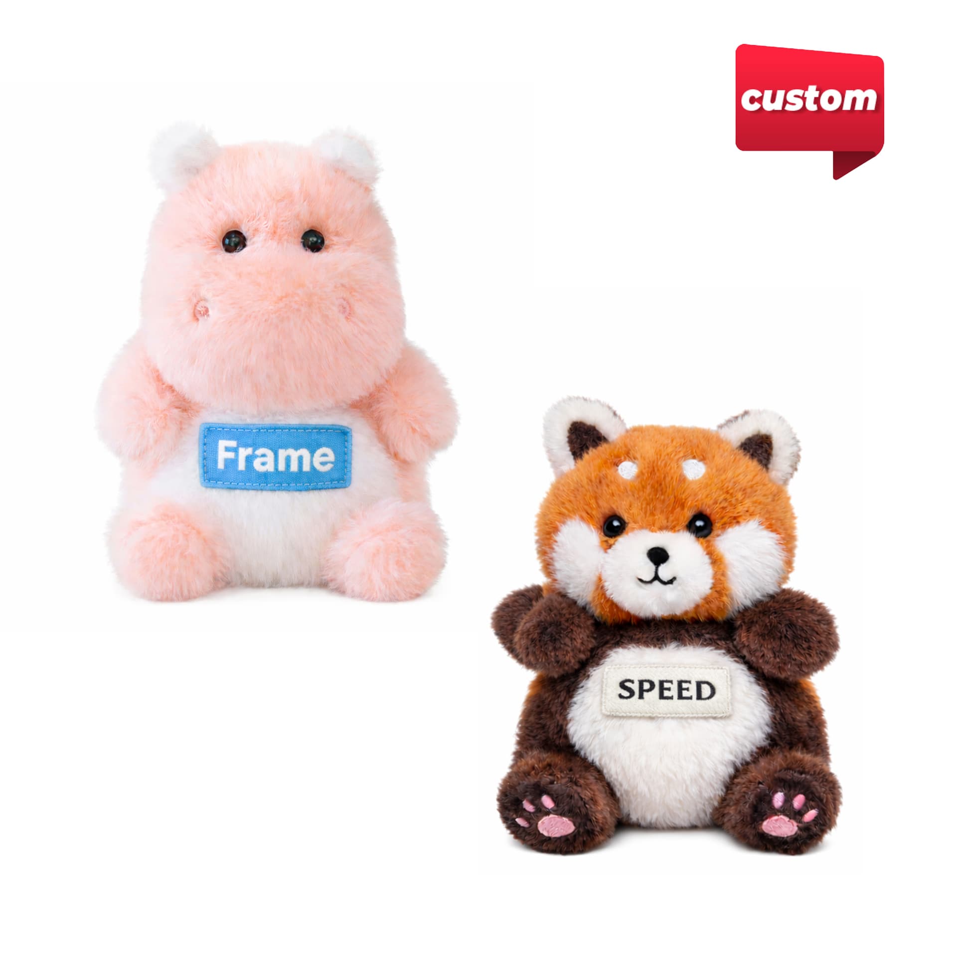 Custom Long Fur Plush Animal Toys