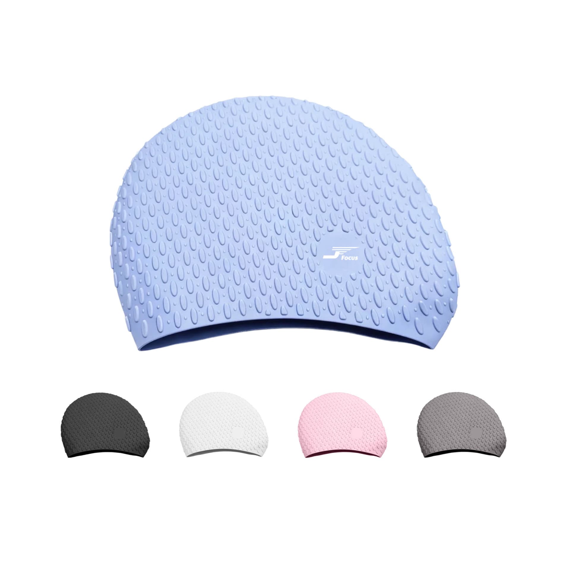 Premium Silicone Swimming Cap-Water Droplets