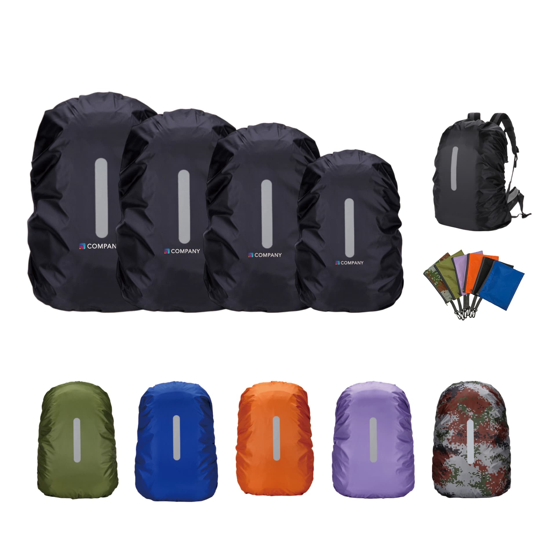 Reflective Backpack Rain Cover