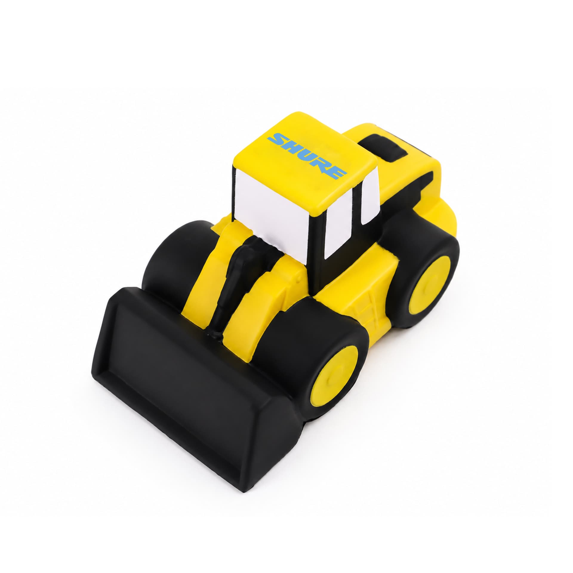 Cartoon Bulldozer Shape Stress Reliever