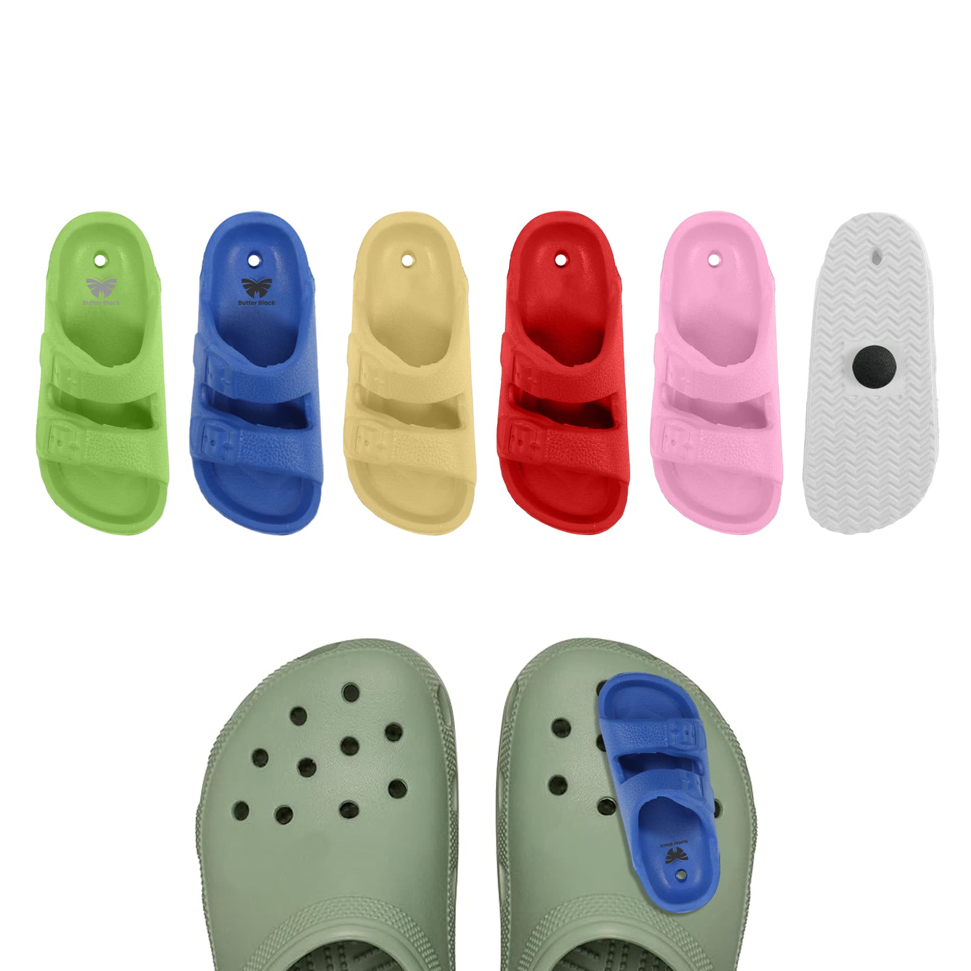 Slides Shape Clog Shoe Charms