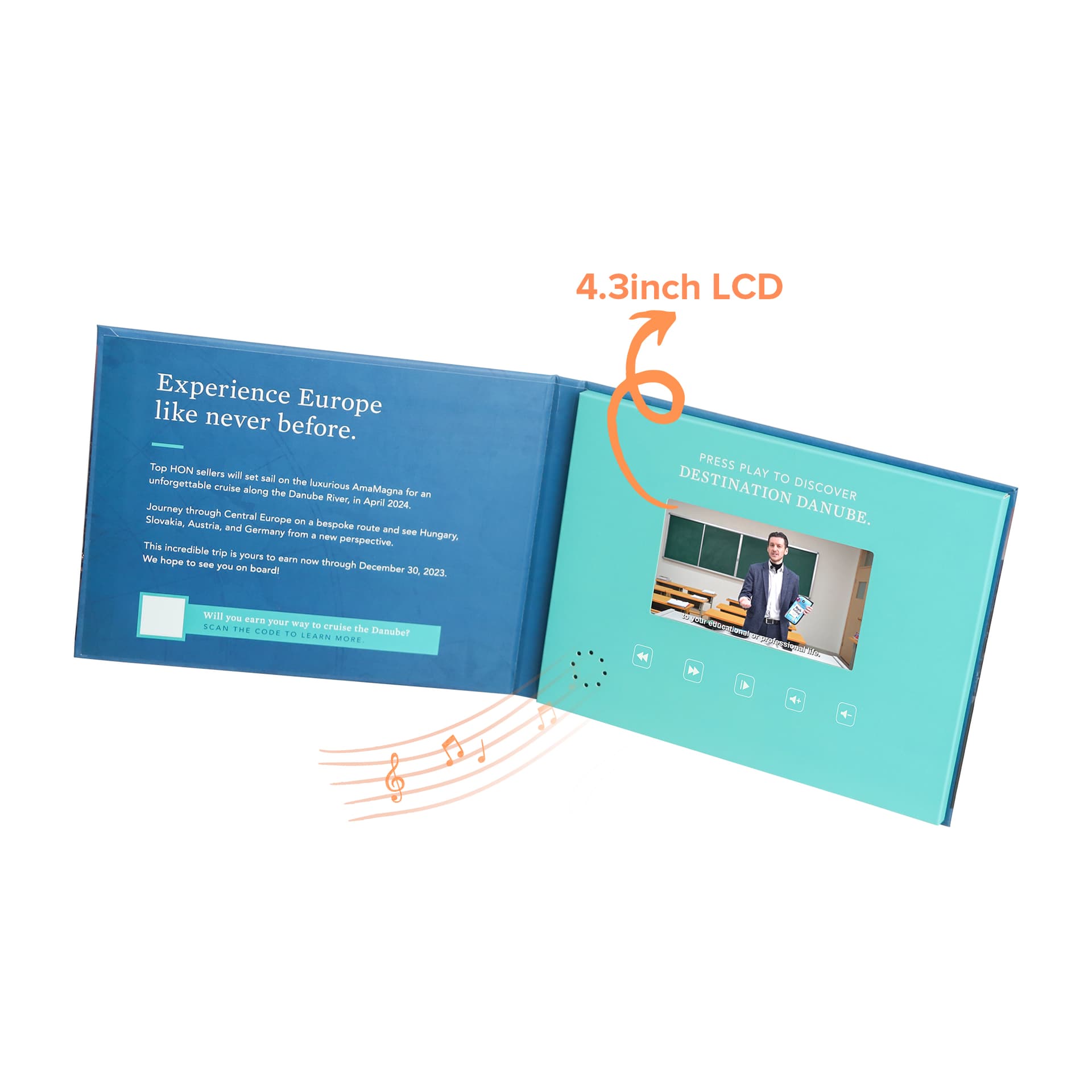 4.3inch LCD Video Brochure