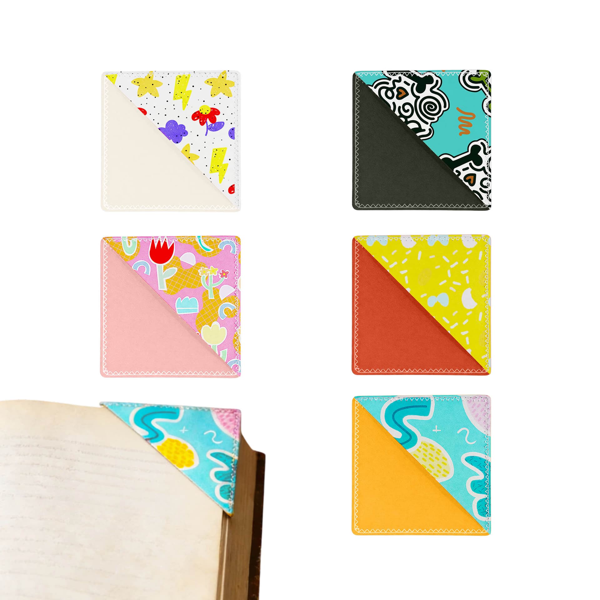 Full Colour PU Bookmark