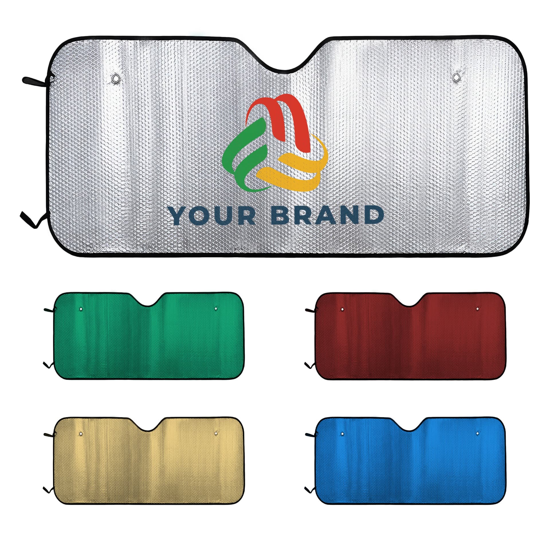 Bubble Aluminum Car Sunshade