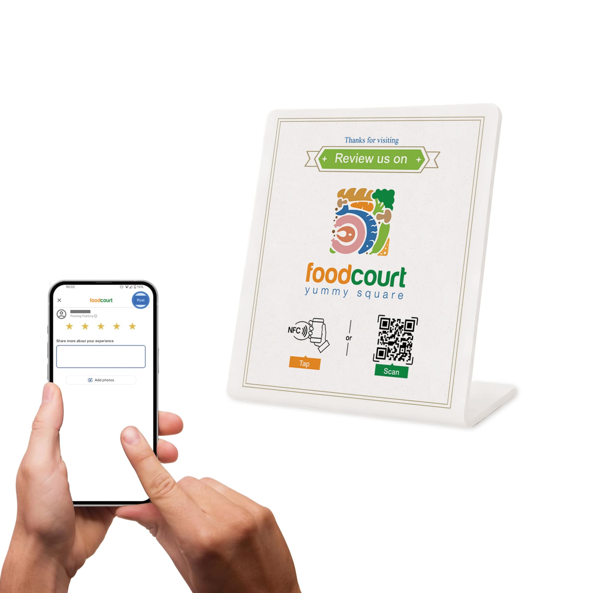 NFC Review Stand