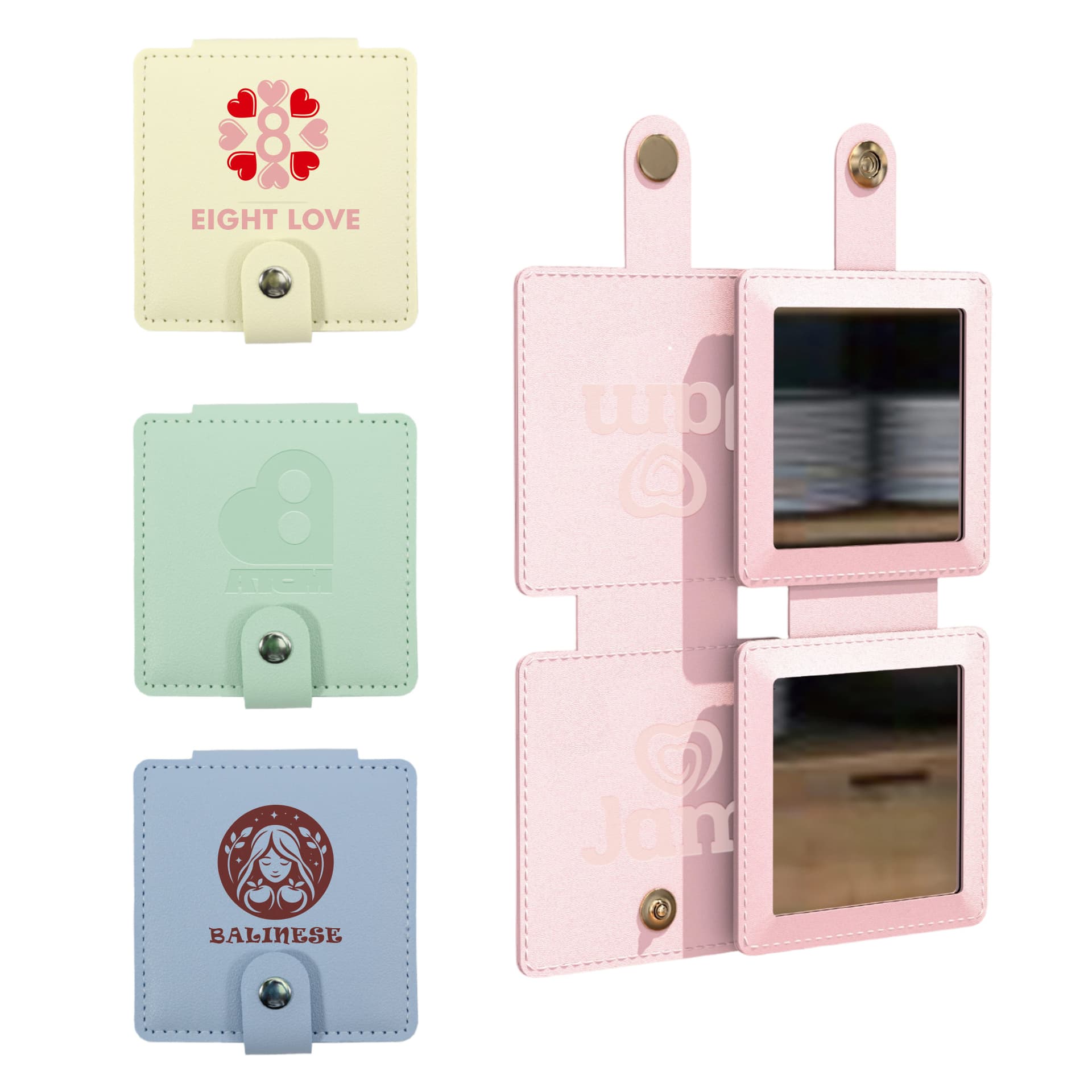 Suqare Folding Pocket Mirror