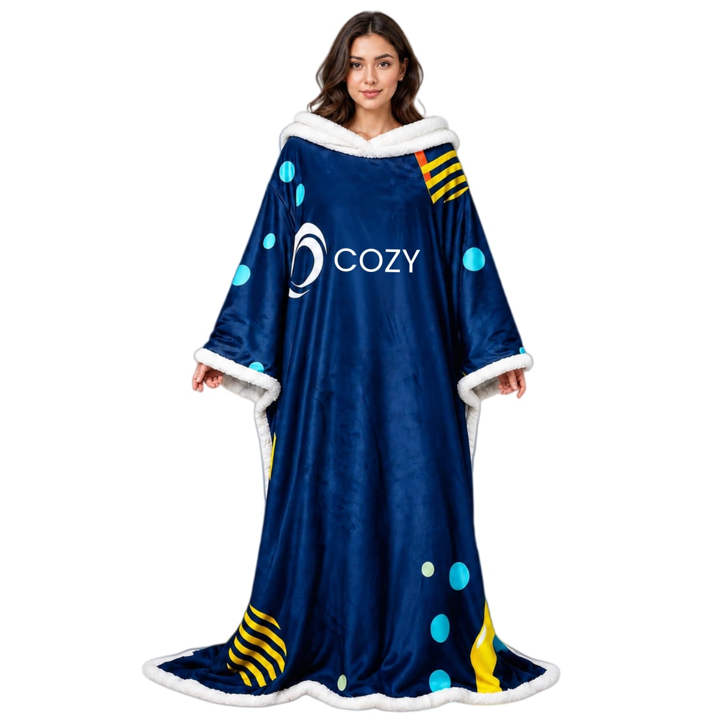 Premium 100% Polyester Sublimated Front Wear Blanket