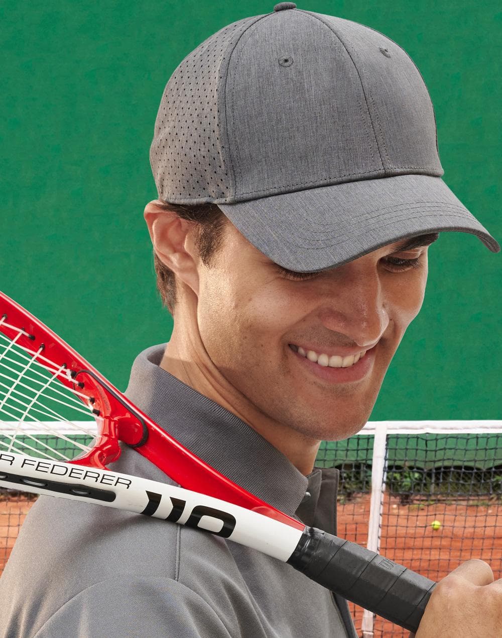 4-Way Stretch Laser Cut Runner's Cap
