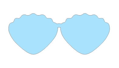 Custom Shape Sun Glasses 